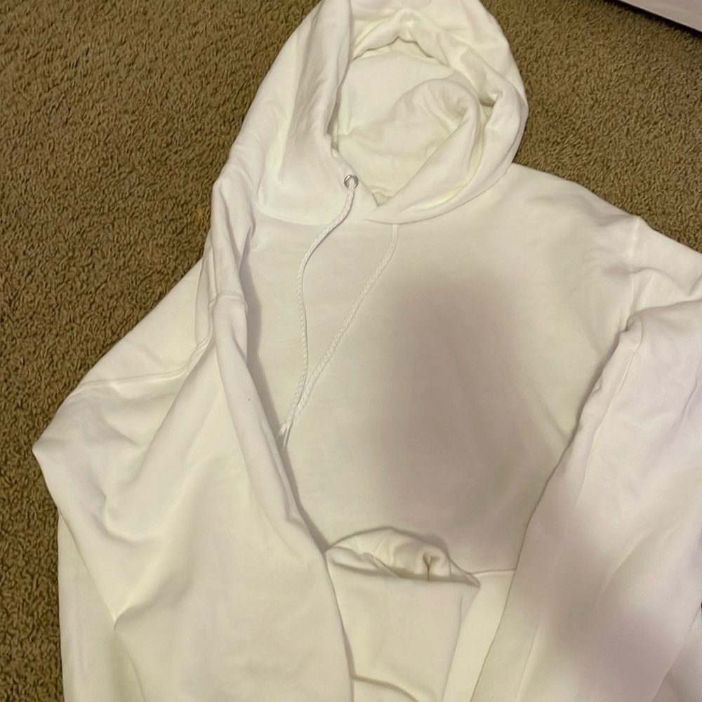 White hoodie